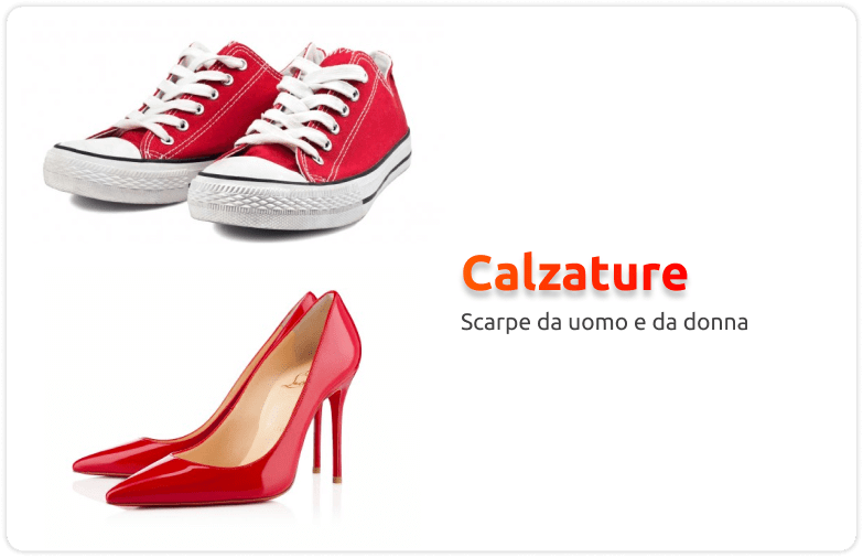Calzature da uomo e donna